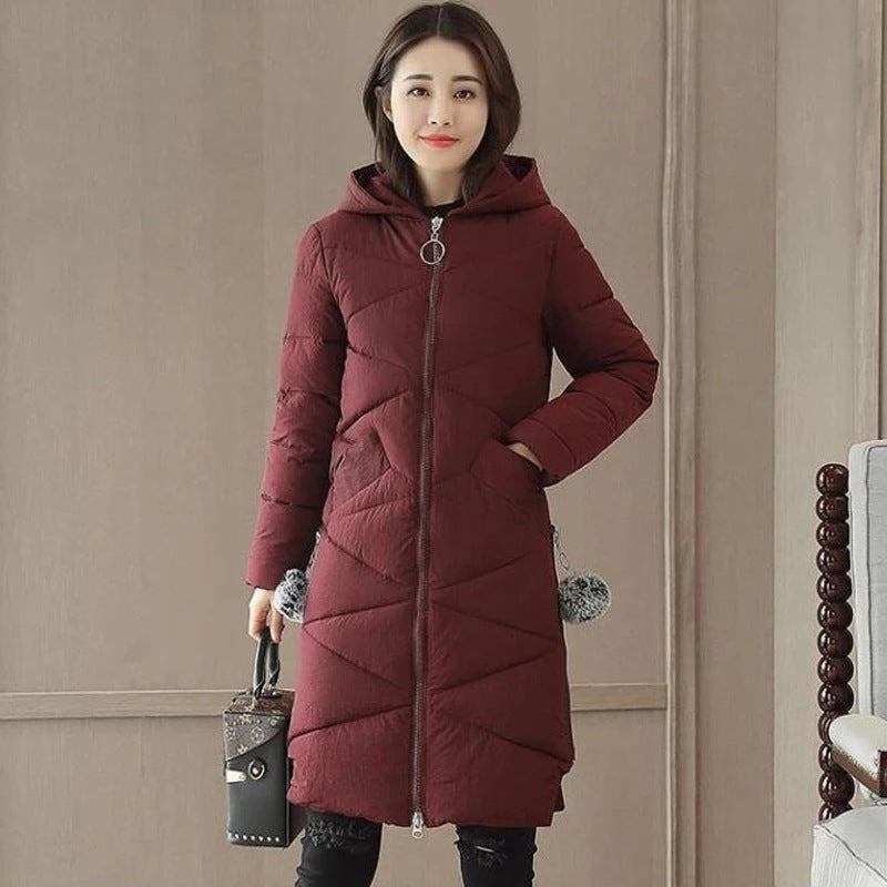Korean Style Slim Padded Jacket Warm Jacket
