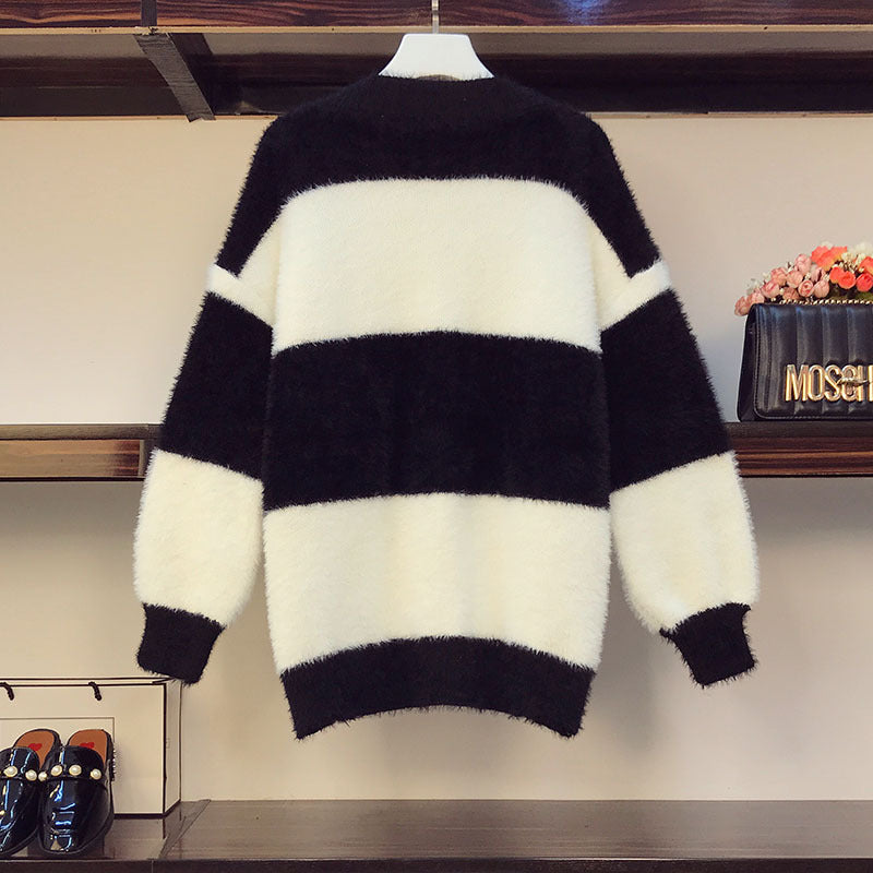 Fashion loose sweater cardigan