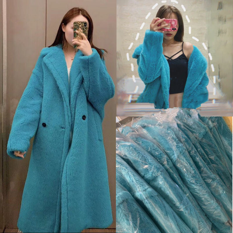 Sheep Shearing Coat Women's Mid-length Fur