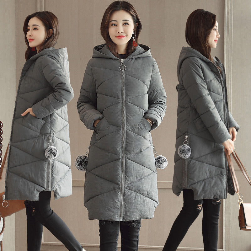 Korean Style Slim Padded Jacket Warm Jacket