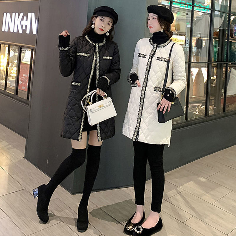 Lightweight Mid-length Padded Jacket Women's Quilted Jacket