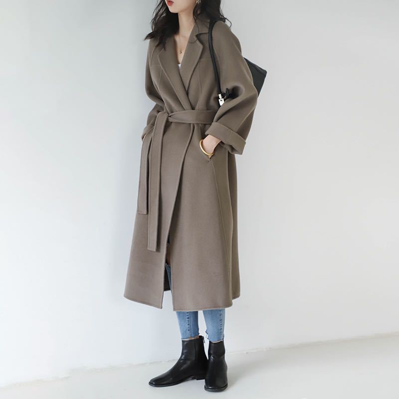 Fashion Loose Cool Woolen Coat Women