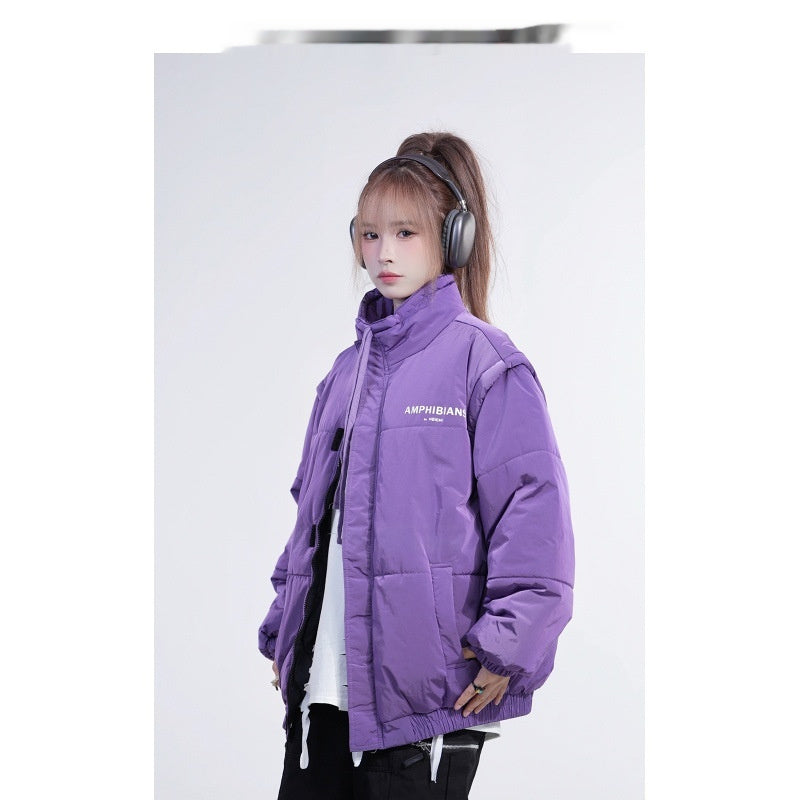 Two-point Sleeve Detachable Vest Down Jacket Niche Bread Coat
