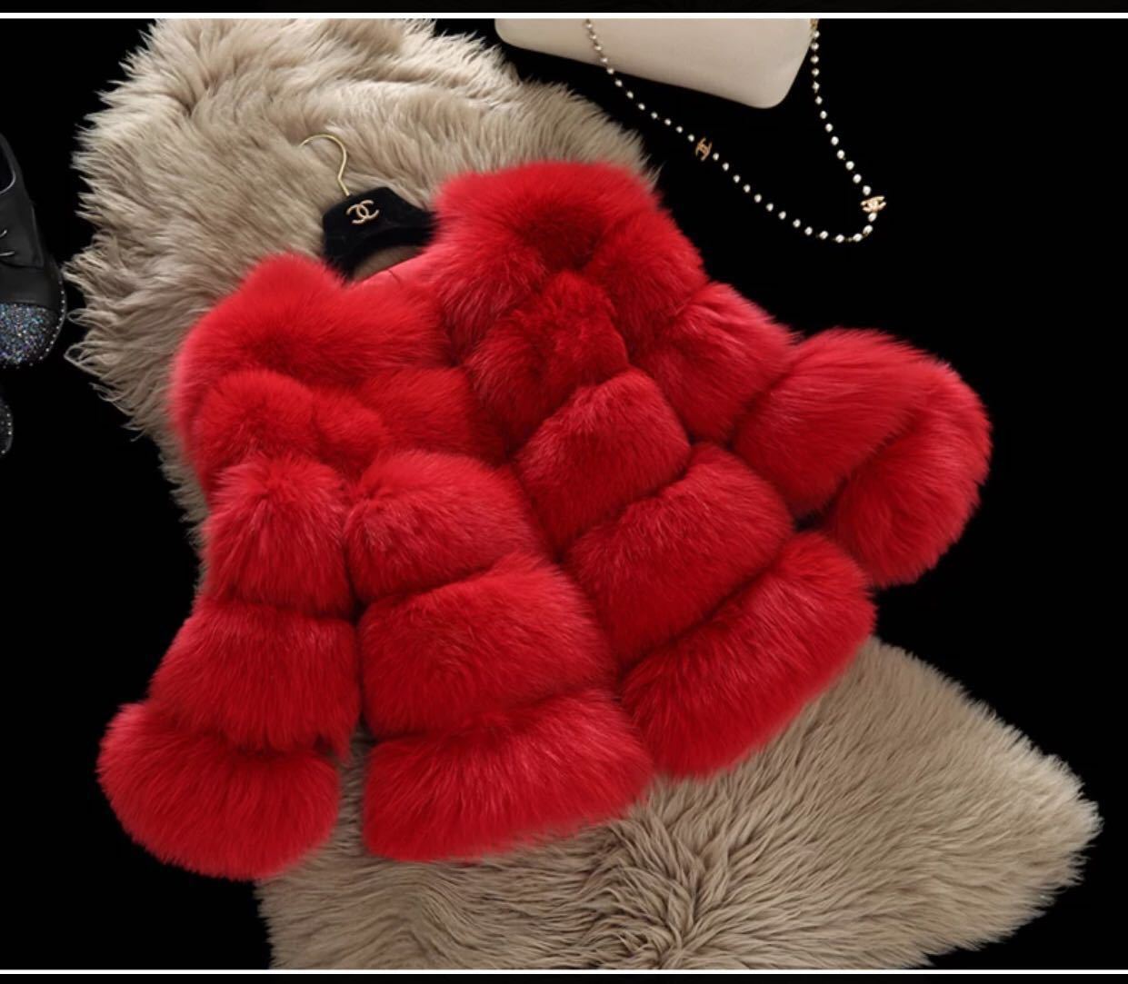 New Fur Coat Women's Fox Fur Cropped Slim Fit