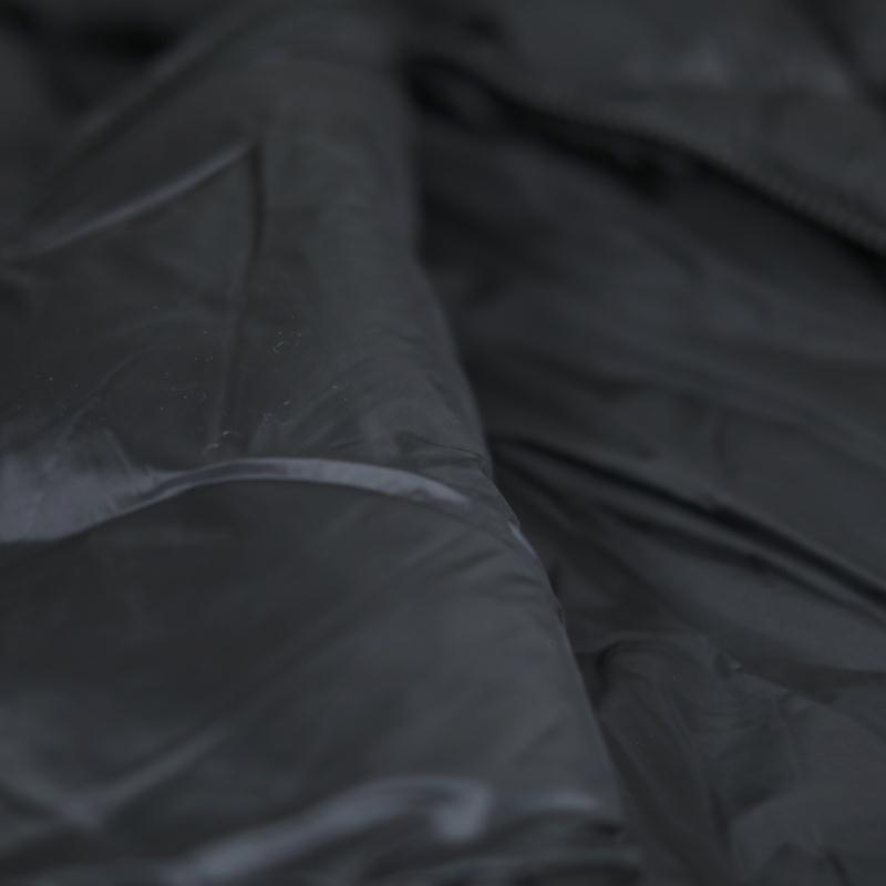 Mid-length hooded cotton jacket