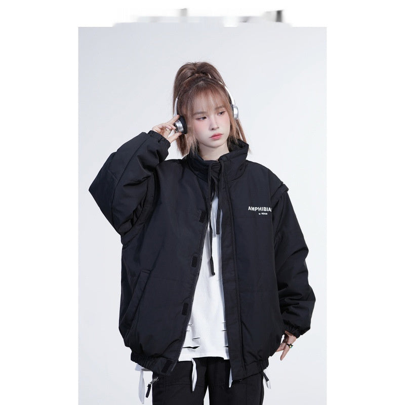 Two-point Sleeve Detachable Vest Down Jacket Niche Bread Coat