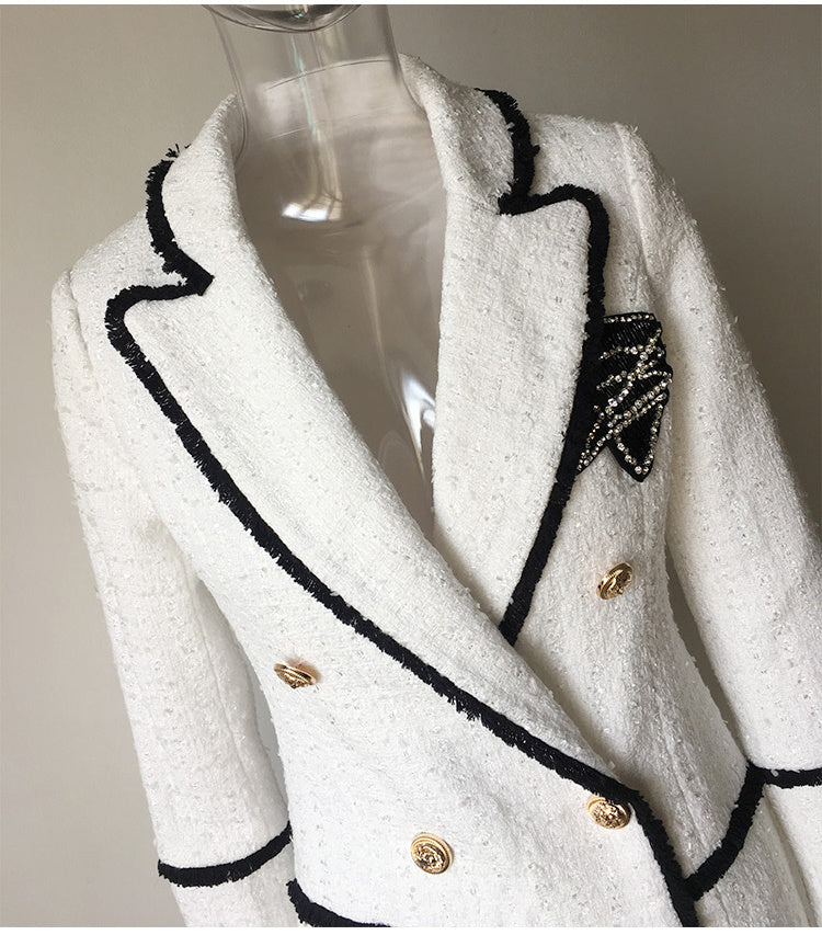 Sparkly floral coat