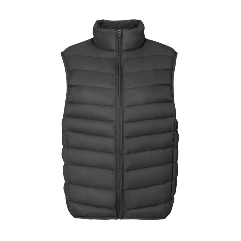 Stand Collar Outer Wear Slimming Plus Size Down Vest Vest