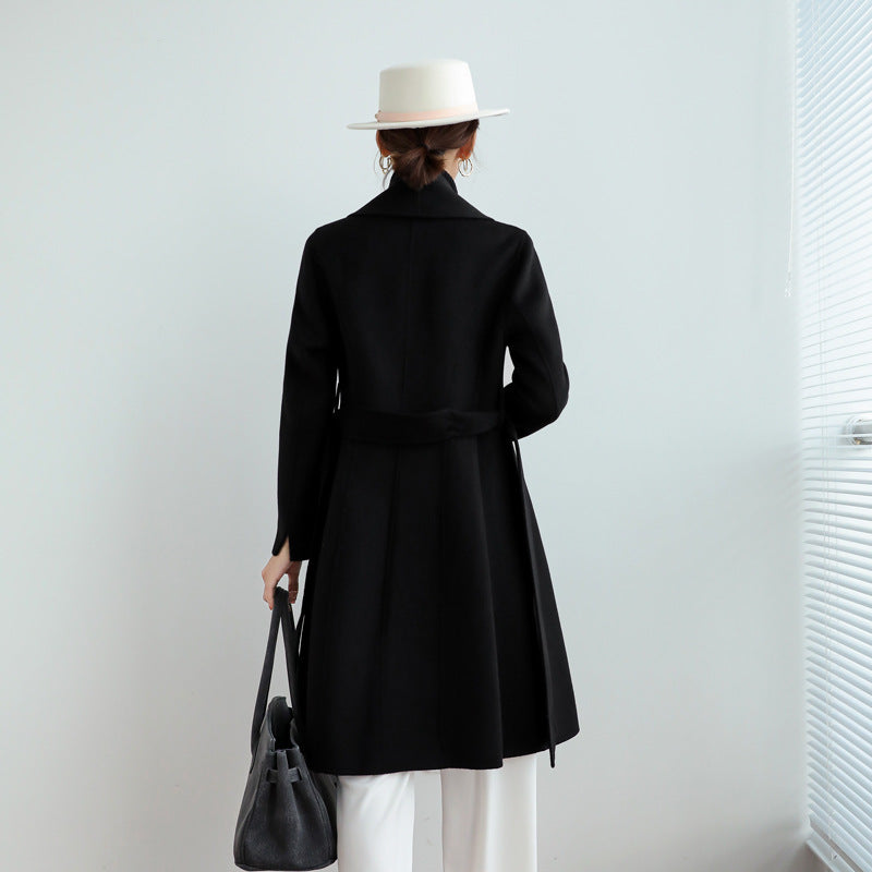 Lapel Lace Ladies Dress