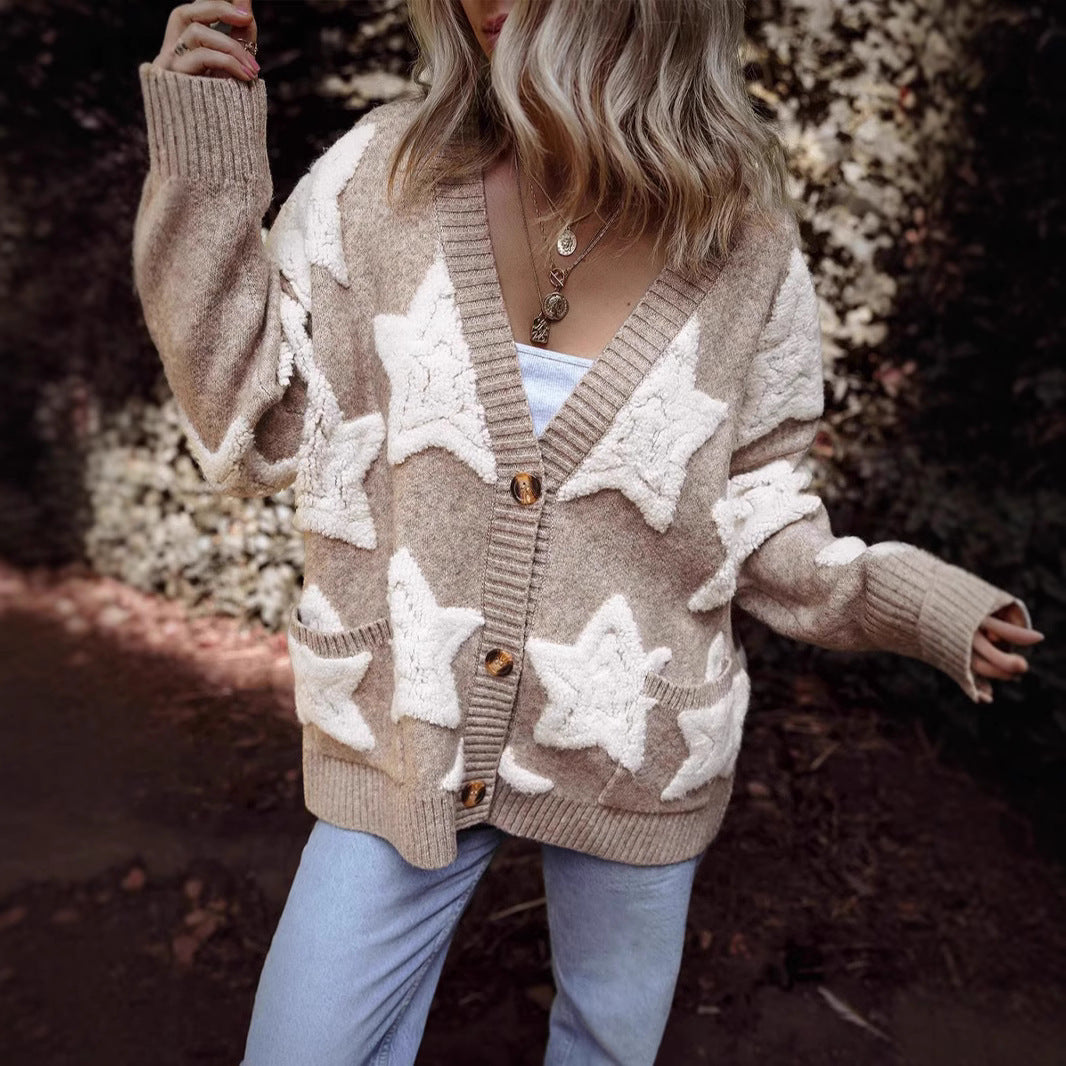 Autumn And Winter Single Row Multi-buckle Woolen Coat