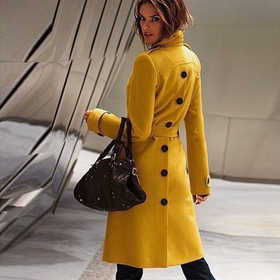 Women's woolen coat