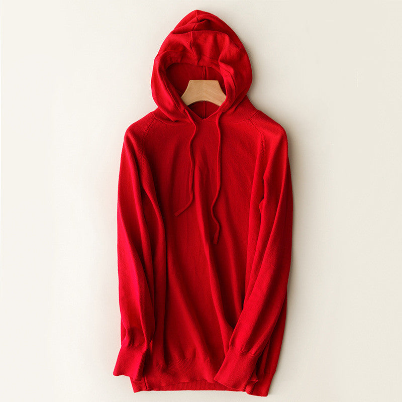 Spring and autumn hooded sweater women pullover