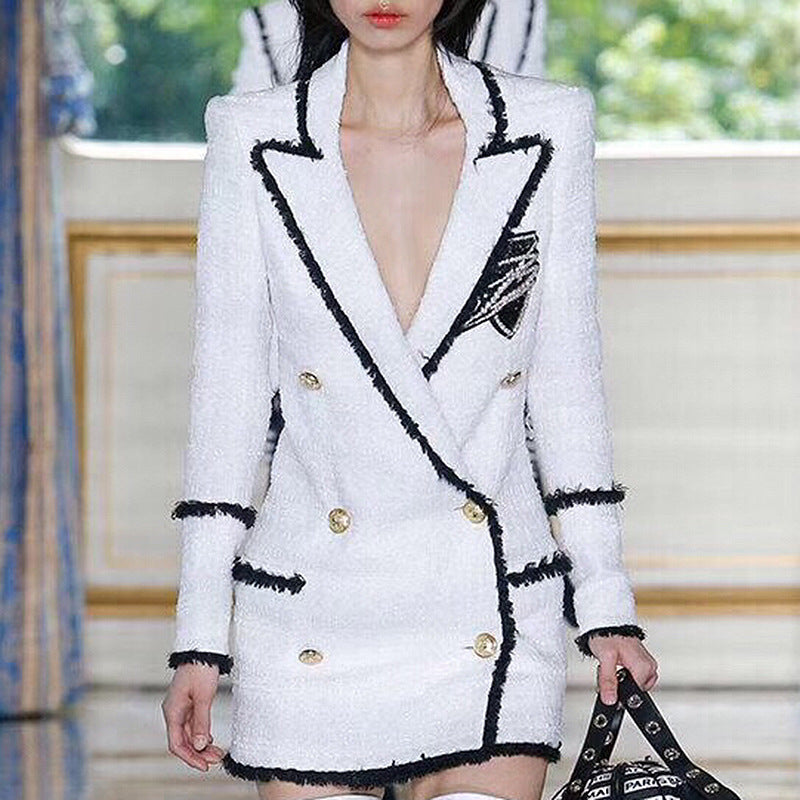 Sparkly floral coat