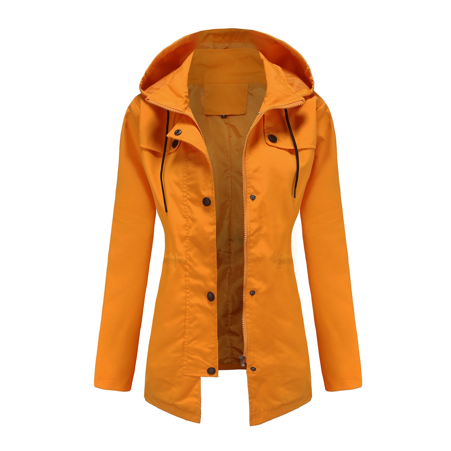Women's Mid-length Cardigan Hooded Coat