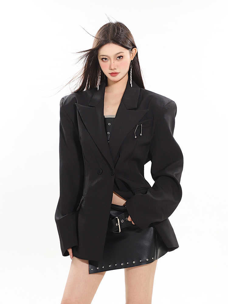 Women's Loose Waist-tight Suit Jacket