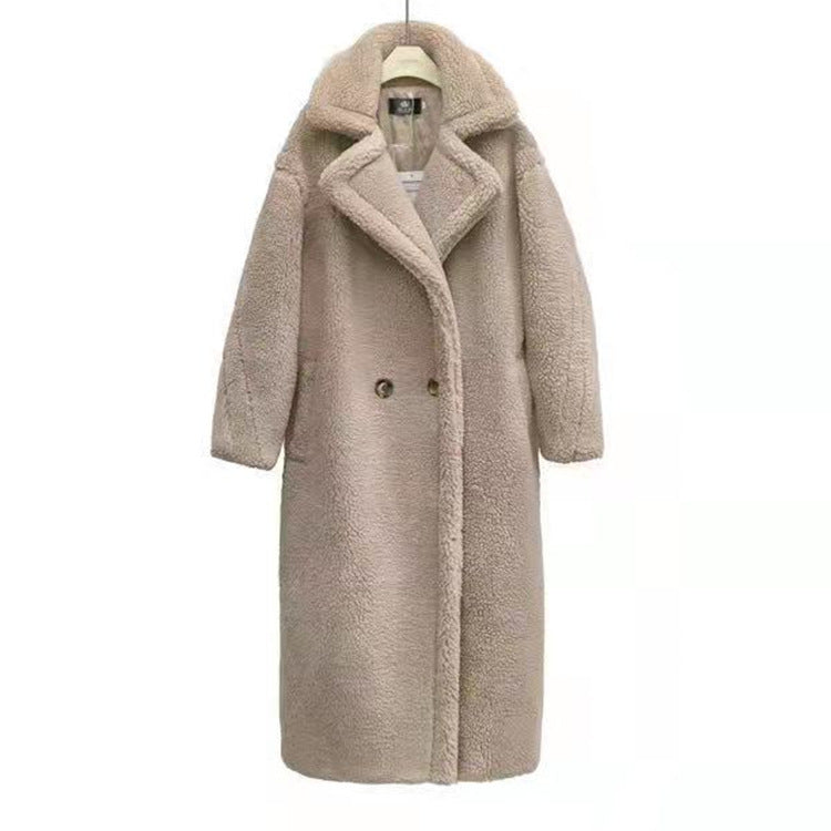 Sheep Shearing Coat Women's Mid-length Fur
