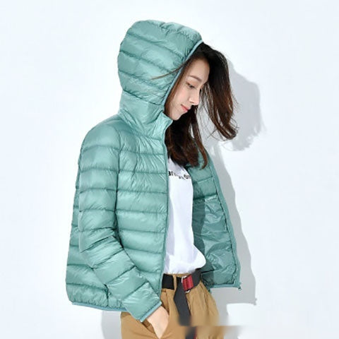European Down Jacket Women's Lightweight Thick Warm Jacket