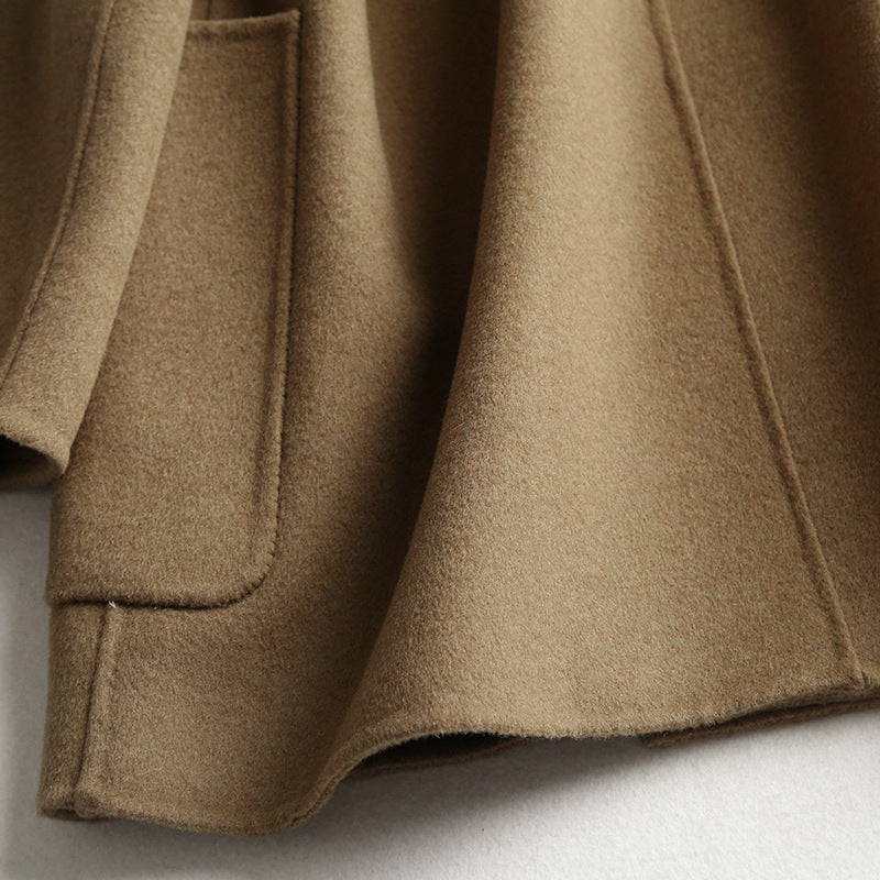 Vintage loose double faced cashmere suit coat