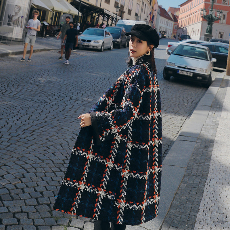 Loose And Thin Small Quilted Woolen Coat Trend