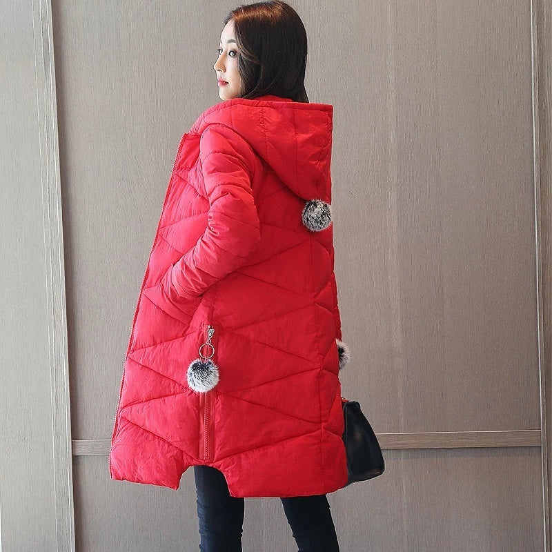 Korean Style Slim Padded Jacket Warm Jacket