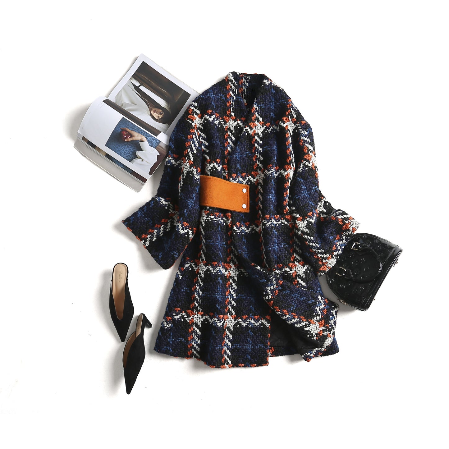 Loose And Thin Small Quilted Woolen Coat Trend