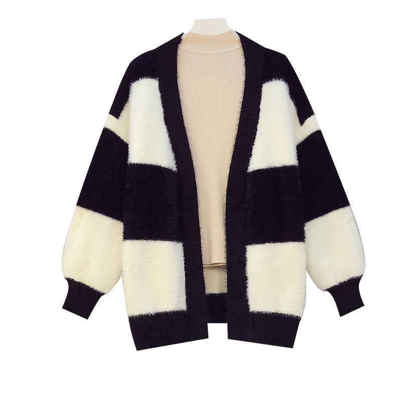 Fashion loose sweater cardigan