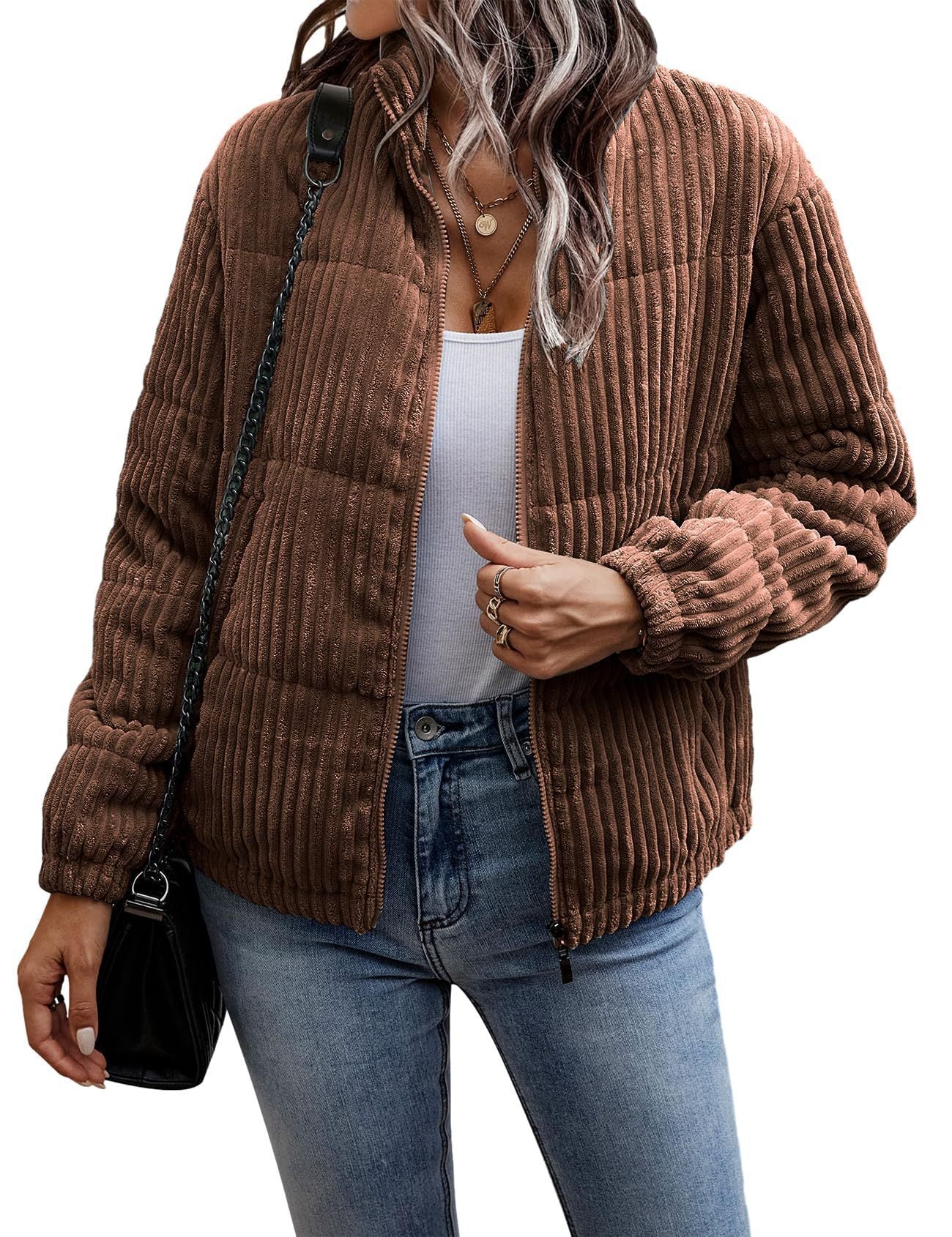 Veste légère à cordon de serrage et poche courte