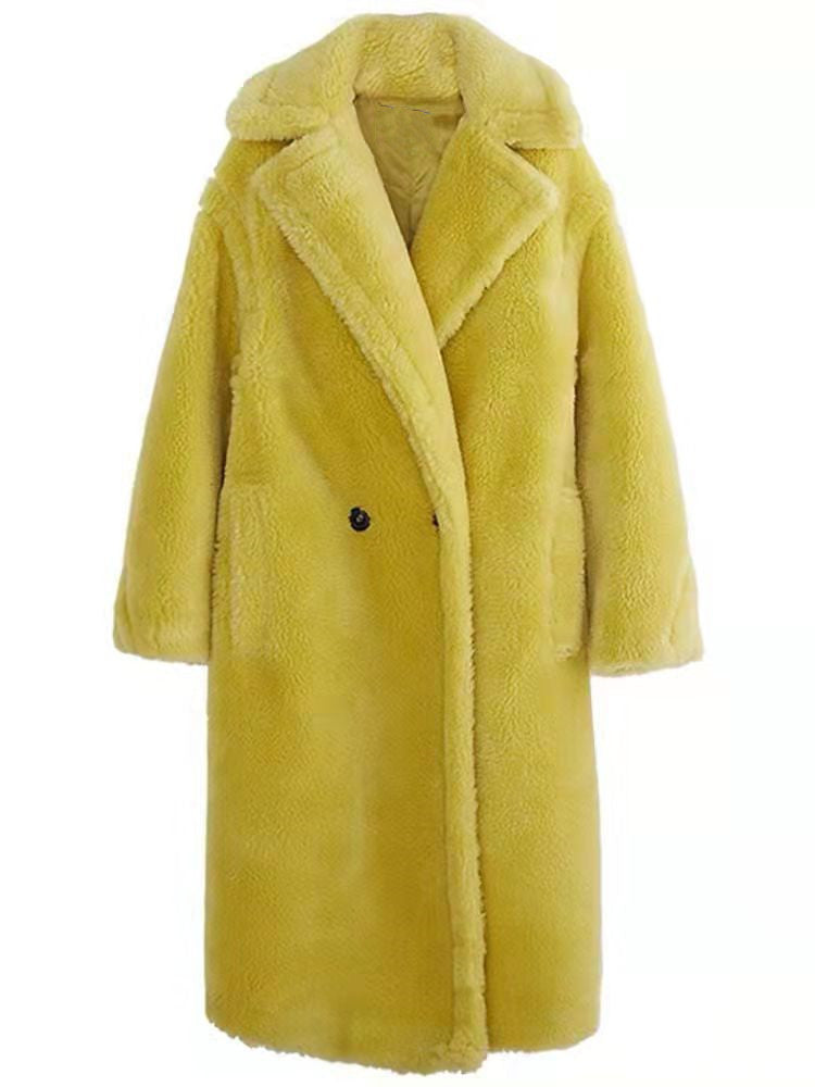 Sheep Shearing Coat Women's Mid-length Fur