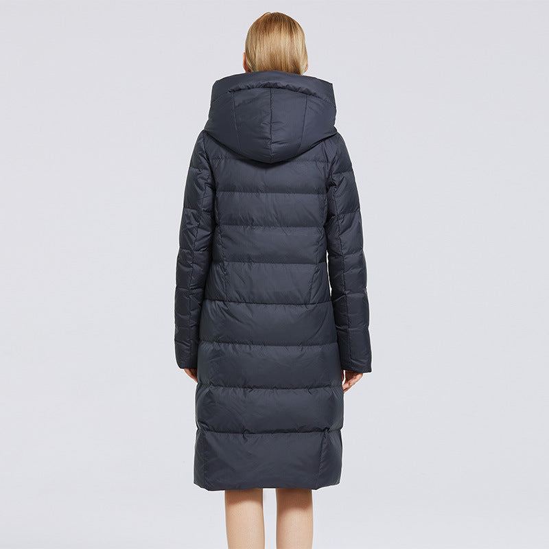 Windproof Zipped Stand Collar Cotton-padded Jacket