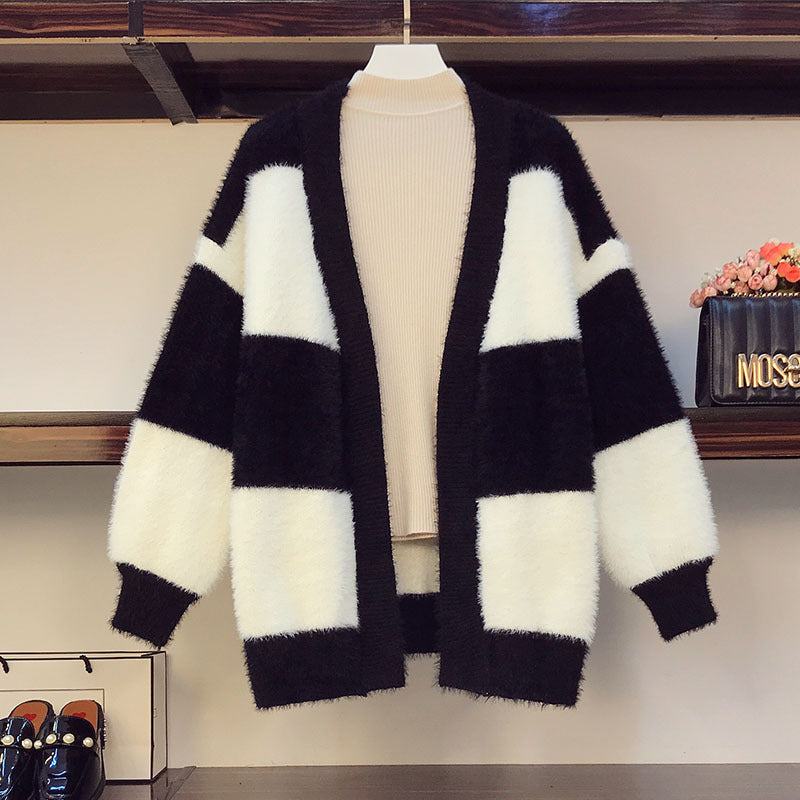 Fashion loose sweater cardigan