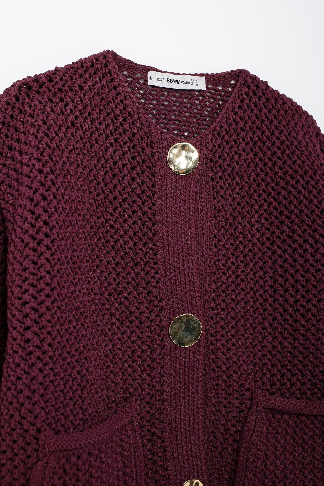 Women's Vintage Button Short Knitted Jacket