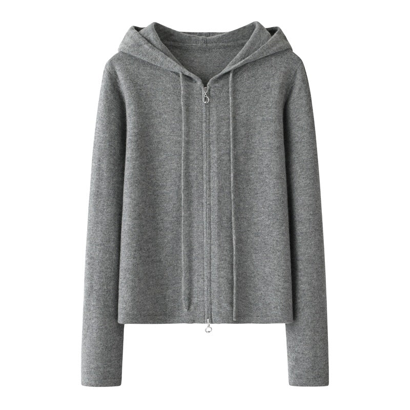 Women's Fashion Personalized Hooded Cashmere Sweater