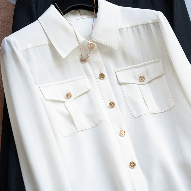 Fashionable Personalized French Elegant Shirt For Women