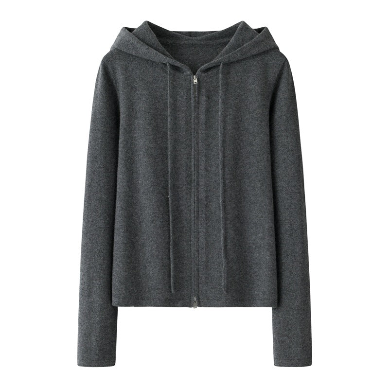 Women's Fashion Personalized Hooded Cashmere Sweater