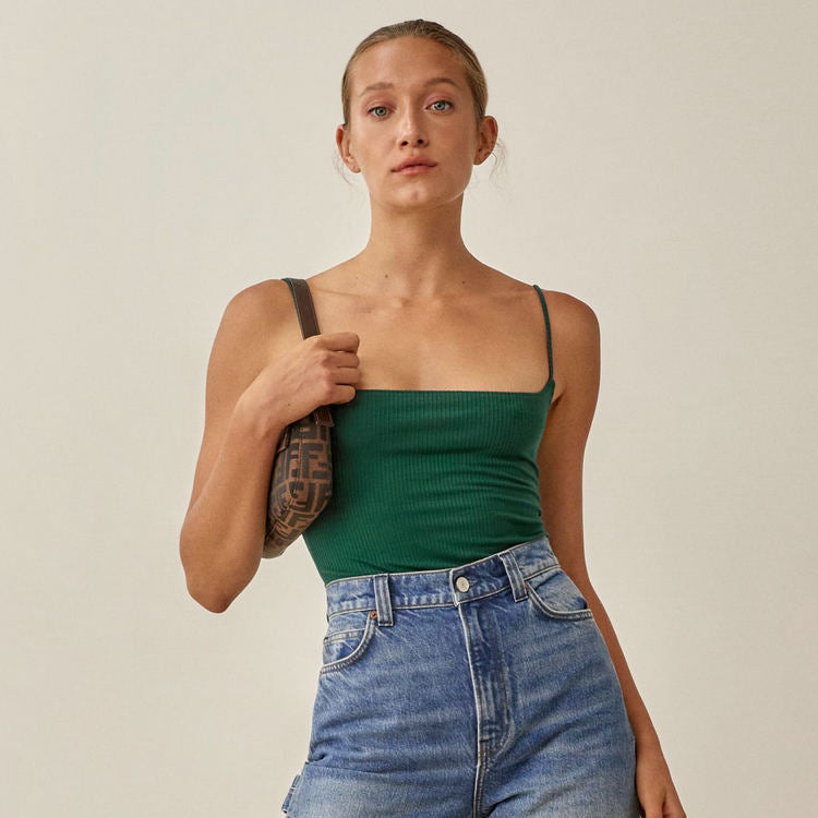 Slim Fit Short Off-shoulder Camisole