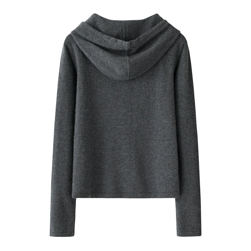Women's Fashion Personalized Hooded Cashmere Sweater