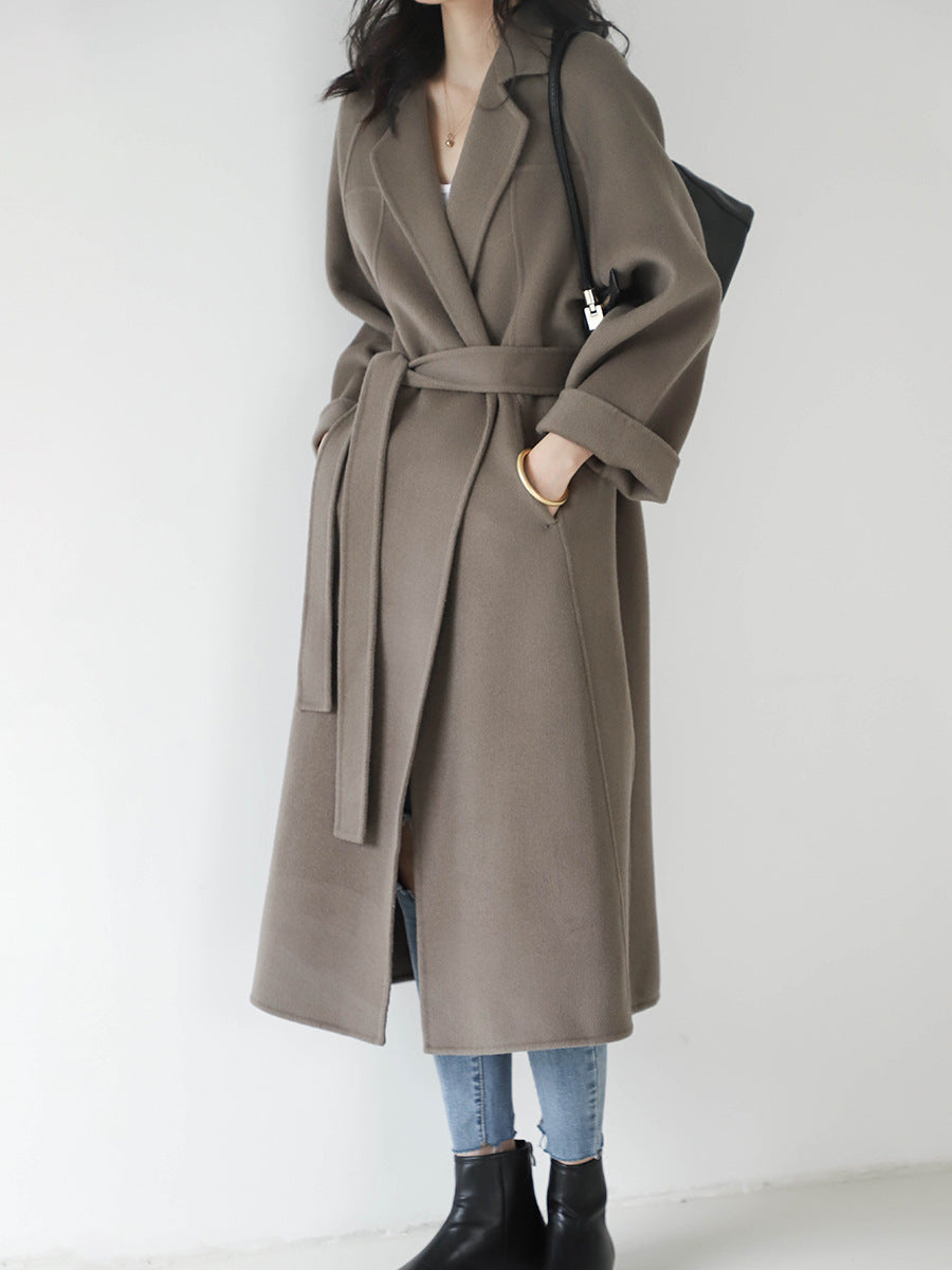 Fashion Loose Cool Woolen Coat Women