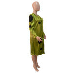 Sequin Stitching Featured Dress Women's Windbreaker
