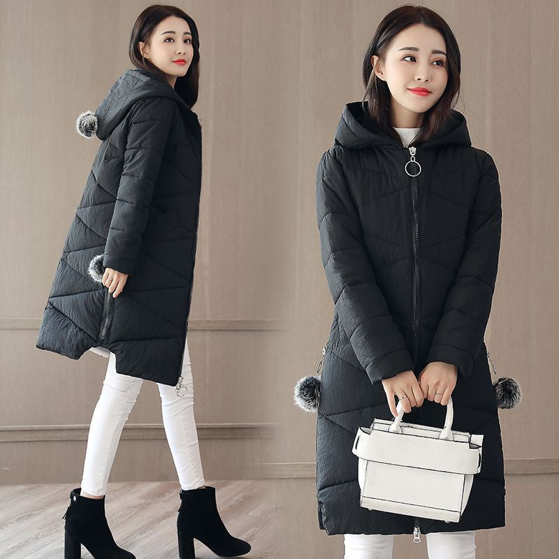 Korean Style Slim Padded Jacket Warm Jacket