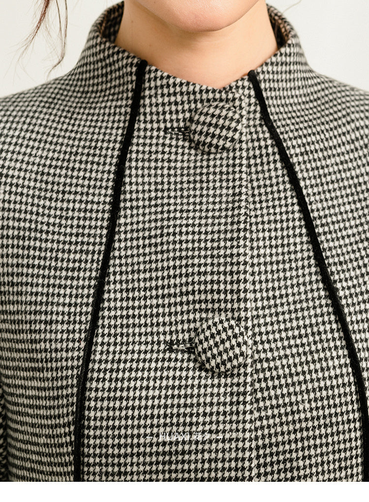 New Mid Length Versatile High-end Woolen Coat Coat