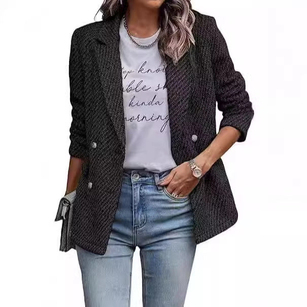 New Small Business Suit Temperament Classic Style Slim Coat Women's Clothing
