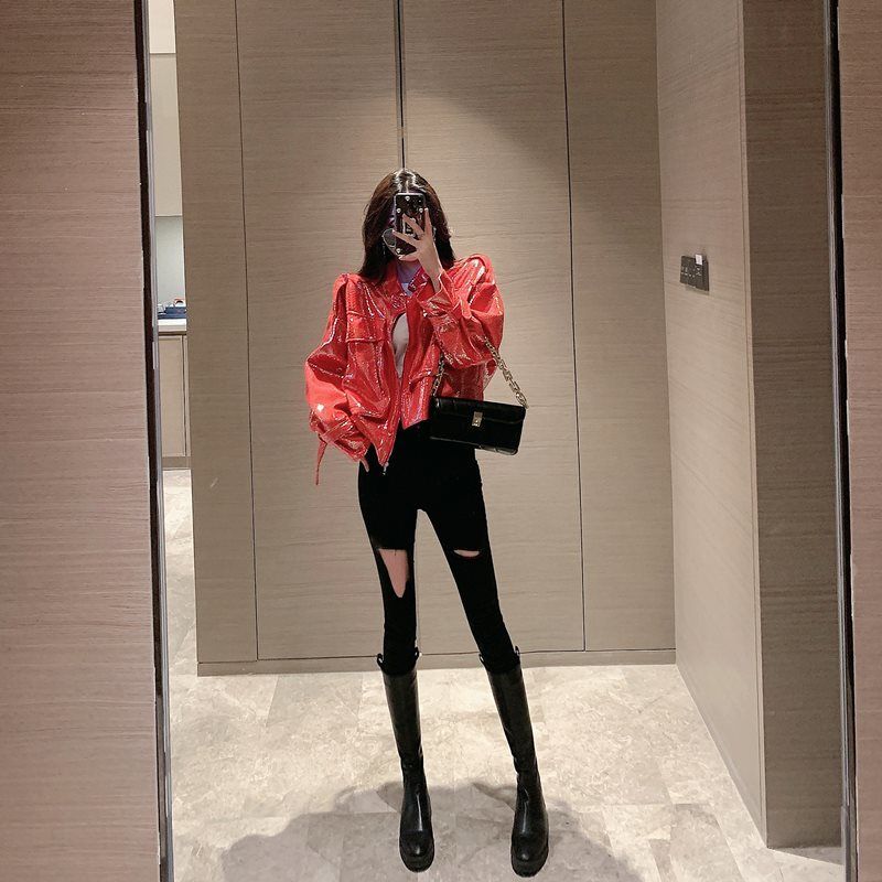 Spring Loose And Thin Temperament Long-sleeved Jacket Jacket