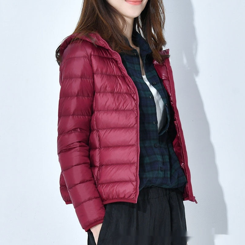 European Down Jacket Women's Lightweight Thick Warm Jacket