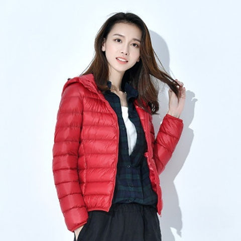 European Down Jacket Women's Lightweight Thick Warm Jacket