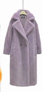 Sheep Shearing Coat Women's Mid-length Fur