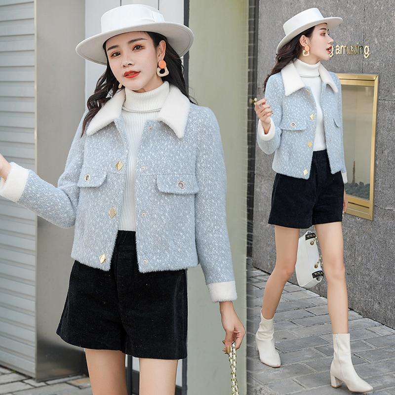 Korean Style Loose Little Woolen Coat