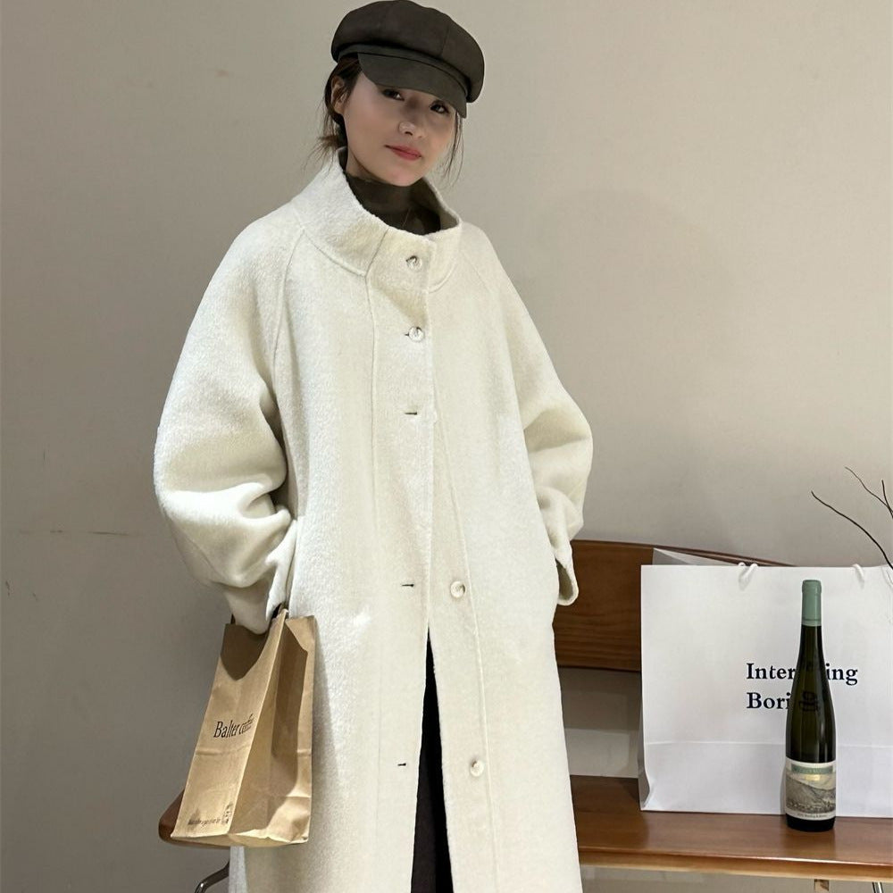 Loose Slimming Casual Woolen Coat
