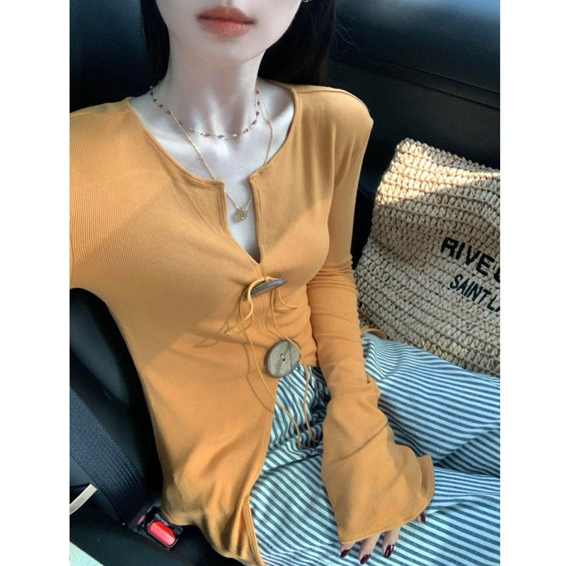 Slimming And Slimming Retro Style Top