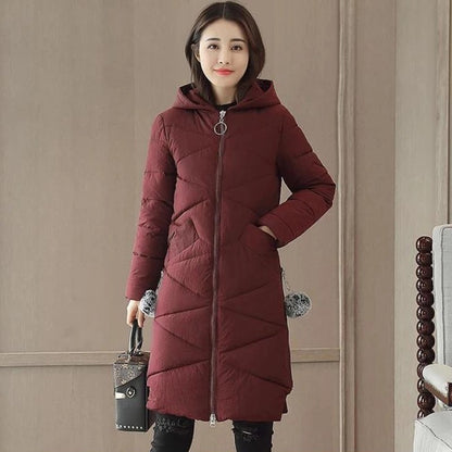 Korean Style Slim Padded Jacket Warm Jacket