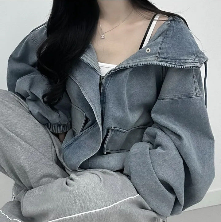 Denim Jacket Coat Women's Small